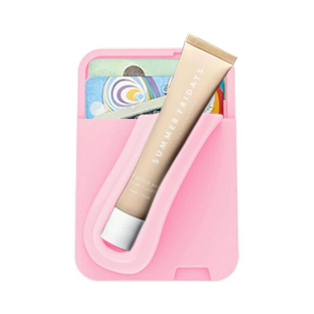Neuer Stil Lippenstifthalter Silikon-Rückseitenaufkleber Handyhülle Weichgel-Klebetyp Lippenstiftständer Weichschalen-Schutzhülle