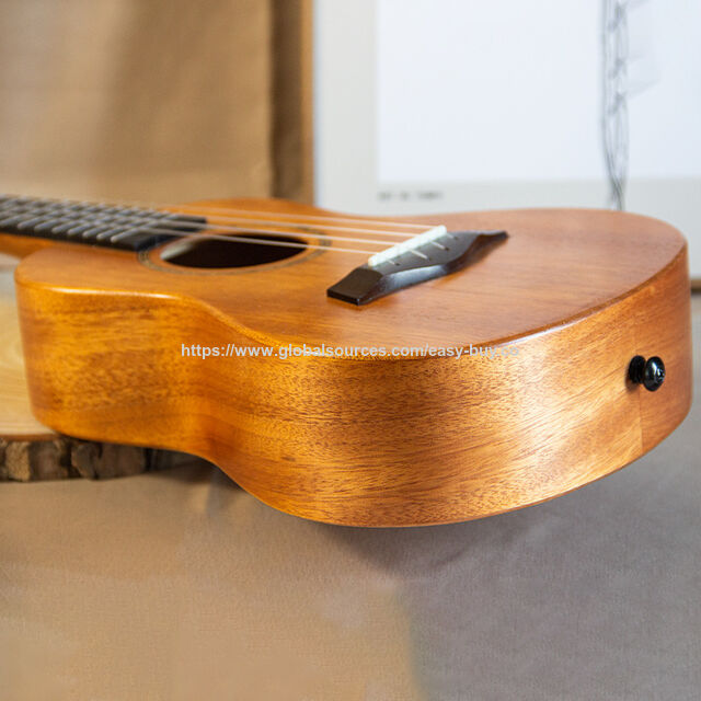 Ukeleles de 21 pulgadas, ABS, para principiantes, con funda engrosada