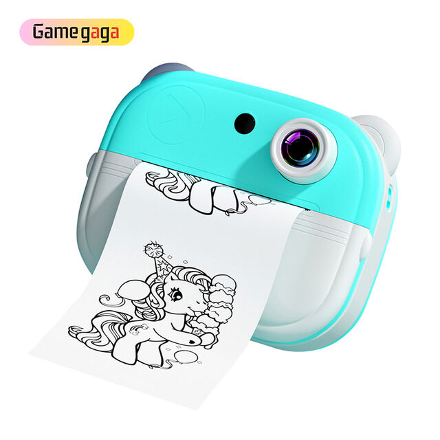 Cámara de Impresión Instantánea X Q9 para Niños, 48MP HD, Pantalla IPS de 2 pulgadas, Impresora Térmica de Juguete con Grabadora de Video para Colorear DIY Infantil