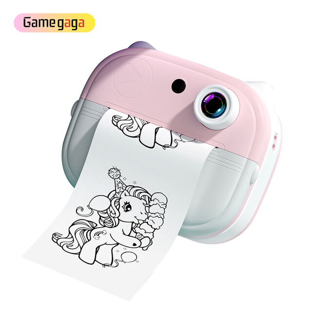 Cámara de Impresión Instantánea X Q9 para Niños, 48MP HD, Pantalla IPS de 2 pulgadas, Impresora Térmica de Juguete con Grabadora de Video para Colorear DIY Infantil