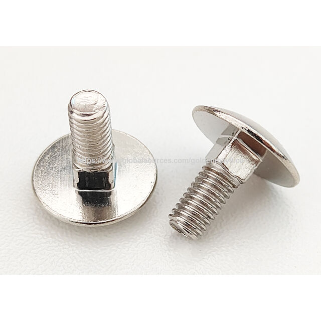 Tornillo Carrocero DIN603 con Cuello Cuadrado / Pernos y elementos de fijación con cabeza redonda extra grande tipo paraguas y cuello cuadrado. Se aceptan pedidos OEM y pequeños.