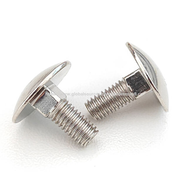 Tornillo Carrocero DIN603 con Cuello Cuadrado / Pernos y elementos de fijación con cabeza redonda extra grande tipo paraguas y cuello cuadrado. Se aceptan pedidos OEM y pequeños.