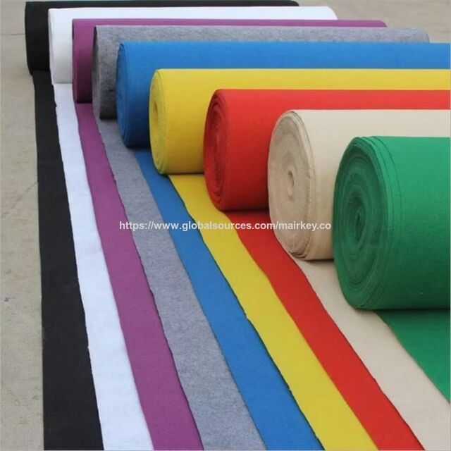 Alfombra de suelo lisa y sólida de alta calidad de 300g no tejida