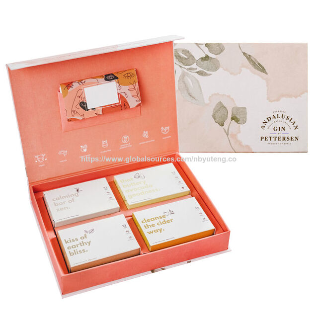 Cajas de Regalo Plegables de Lujo con Tapa Magnética, Caja Rígida de Cartón Duro Personalizada para Empaquetado