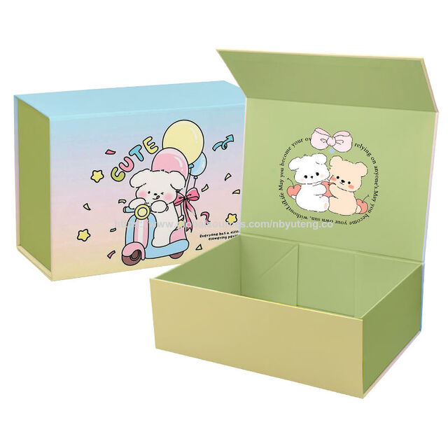 Cajas de Regalo Plegables de Lujo con Tapa Magnética, Caja Rígida de Cartón Duro Personalizada para Empaquetado