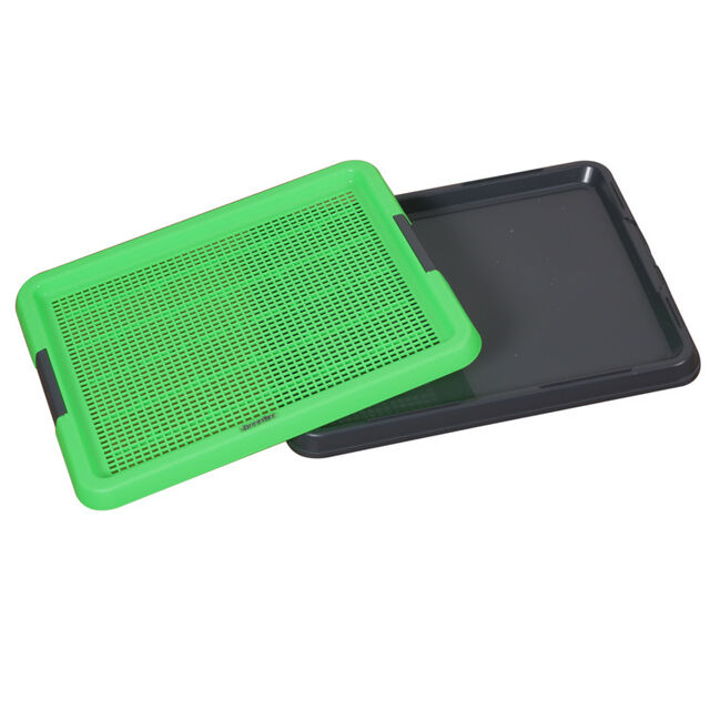 Fabricant de toilettes pour chiens colorées, toilettes pour animaux de compagnie d'intérieur, plateau à grille étanche, grand espace pour chiots, éducateur de propreté, fournitures pour animaux de compagnie