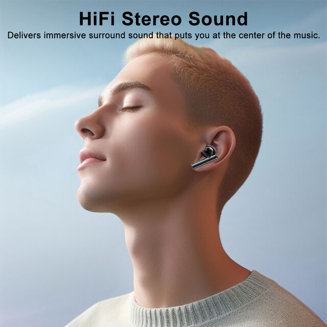 Écouteurs sans fil à réduction de bruit les plus vendus, son stéréo Hifi, écouteurs à écran tactile