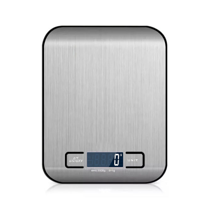 Balança Digital de Cozinha Multifuncional Portátil de Aço Inoxidável de 5kg para Clientes Atacadistas - Balança Eletrônica Inteligente