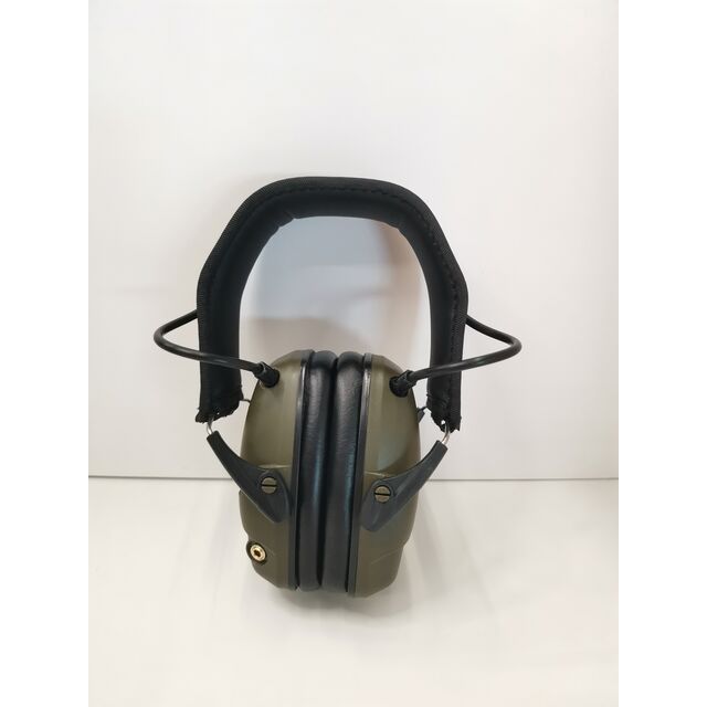 Casque Pliable à Réduction de Bruit, Casque de Chasse et de Jeu avec Oreillettes en Silicone pour Jeux de Guerre CS en Extérieur