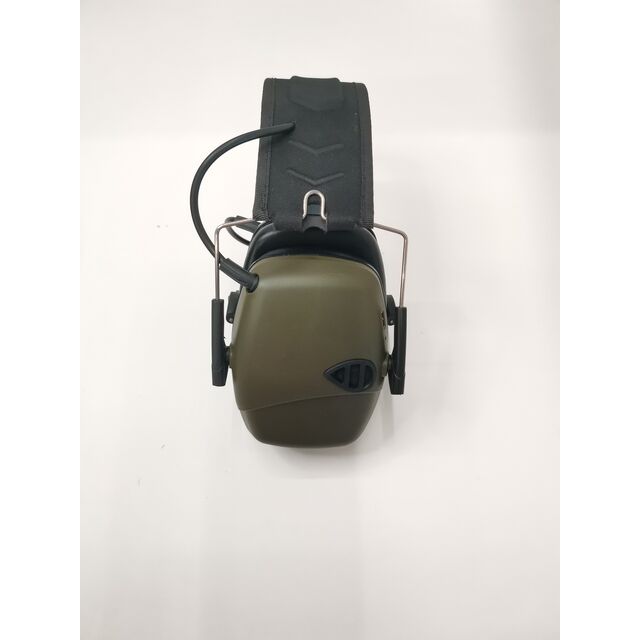 Casque Pliable à Réduction de Bruit, Casque de Chasse et de Jeu avec Oreillettes en Silicone pour Jeux de Guerre CS en Extérieur