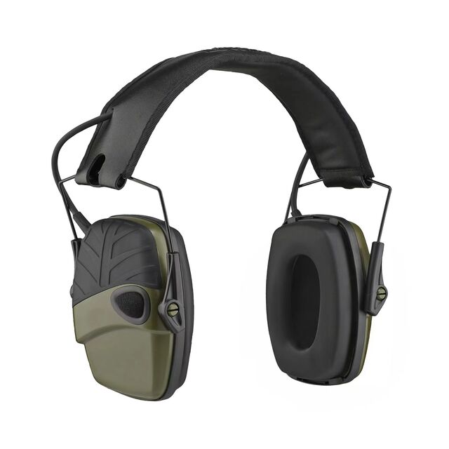 Casque Tactique CS Gaming, Casque de Chasse Pliable en Silicone avec Réduction du Bruit et Capture Sonore