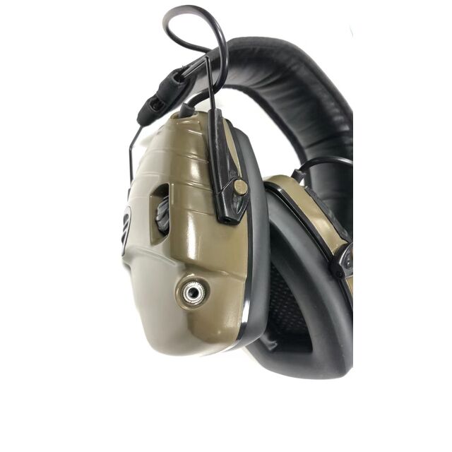 Casque Tactique CS Gaming, Casque de Chasse Pliable en Silicone avec Réduction du Bruit et Capture Sonore