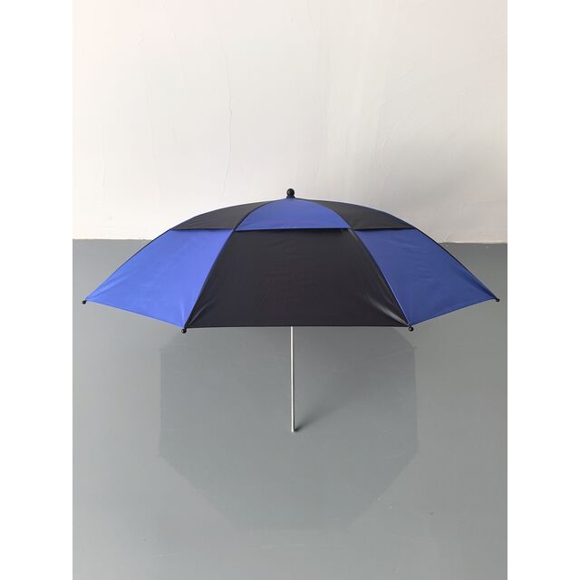Sombrilla de Playa de 2 Piezas UPF50+ Anti UV Impermeable Apertura Manual Sombra para Terraza Exterior y Sillas