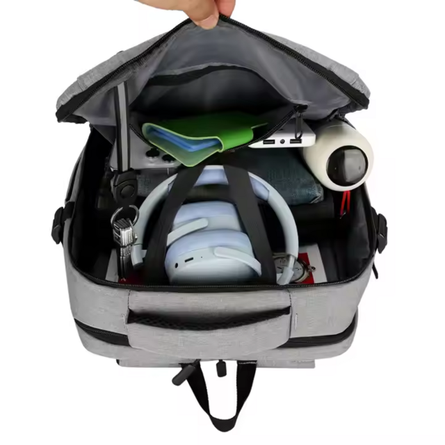 Mochila Duradera y Ligera, Impermeable, Gran Capacidad, USB, Estilo Nuevo, Material Oxford, para Viajes y Exteriores, Bolsa para Ordenador de Hombre