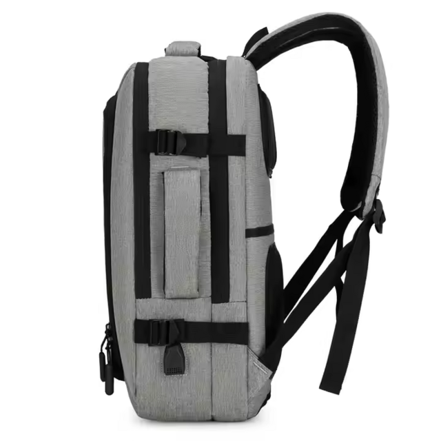Mochila Duradera y Ligera, Impermeable, Gran Capacidad, USB, Estilo Nuevo, Material Oxford, para Viajes y Exteriores, Bolsa para Ordenador de Hombre
