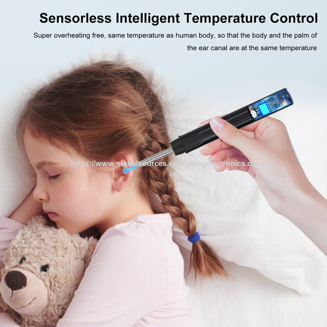 Outil de retrait de cérumen à prix d'usine (ODM/OEM) Otoscope d'oreille Endoscope intégré WiFi sans fil et caméra HD