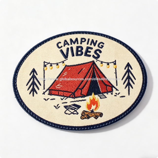 Parche de Aventura Bordado Ecológico Personalizado - Termoadhesivo/Cosible en Lona para Mochilas, Chaquetas, Gorras y Equipamiento Táctico