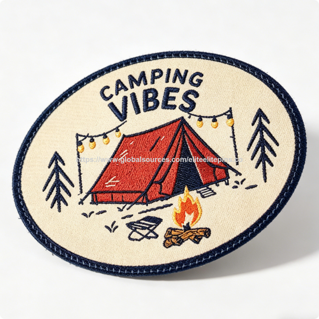 Parche de Aventura Bordado Ecológico Personalizado - Termoadhesivo/Cosible en Lona para Mochilas, Chaquetas, Gorras y Equipamiento Táctico