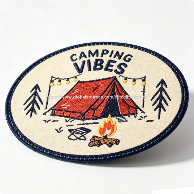 Parche de Aventura Bordado Ecológico Personalizado - Termoadhesivo/Cosible en Lona para Mochilas, Chaquetas, Gorras y Equipamiento Táctico