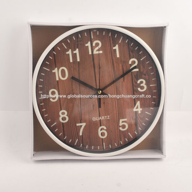 Horloge Murale Tridimensionnelle Simple, Design Contemporain en Plastique, Mouvement Silencieux à Balayage, Luxe pour la Maison, le Bureau et la Décoration