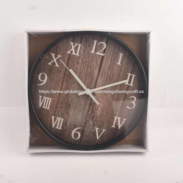 Horloge Murale Tridimensionnelle Simple, Design Contemporain en Plastique, Mouvement Silencieux à Balayage, Luxe pour la Maison, le Bureau et la Décoration