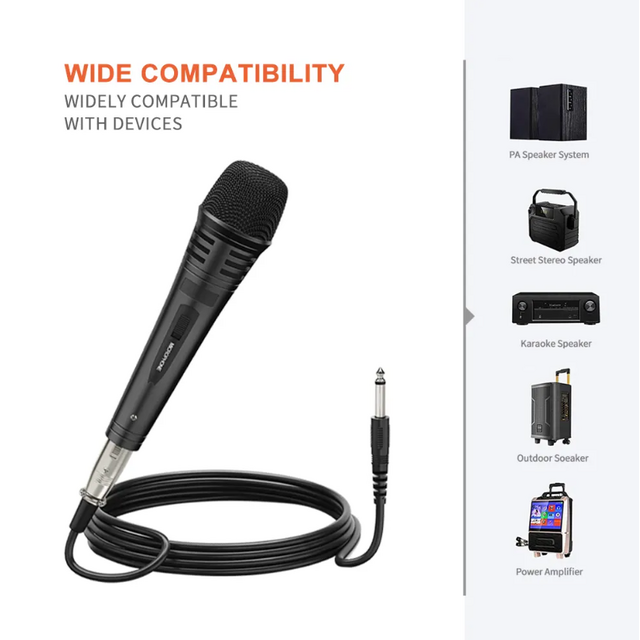 Microphone Filaire USB Professionnel Portable pour Église, Réduction du Bruit, pour Ordinateur et à Main