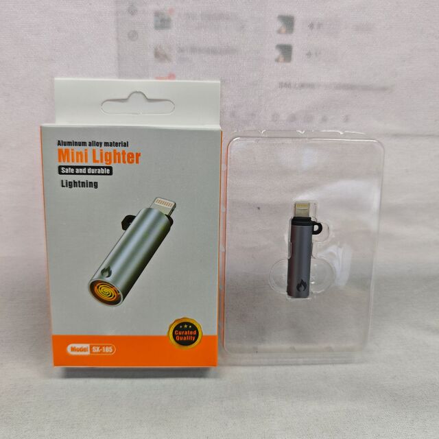 Beliebter Blitzadapter, sicherer und langlebiger Mini-Feuerzeug aus Aluminiumlegierung