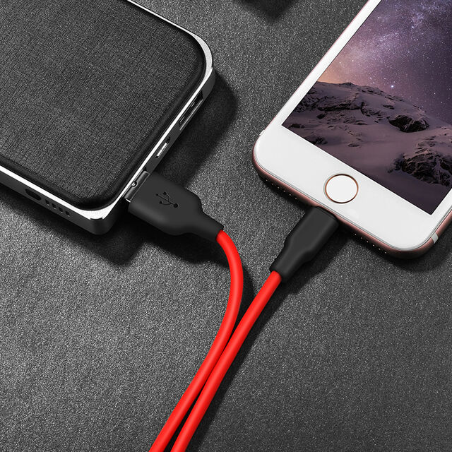 كابل بيانات شحن USB إلى Type-C OEM مخصص من الشركة المصنعة، 1 متر / 2 متر، جديلة سيليكون، تيار 2.4 أمبير
