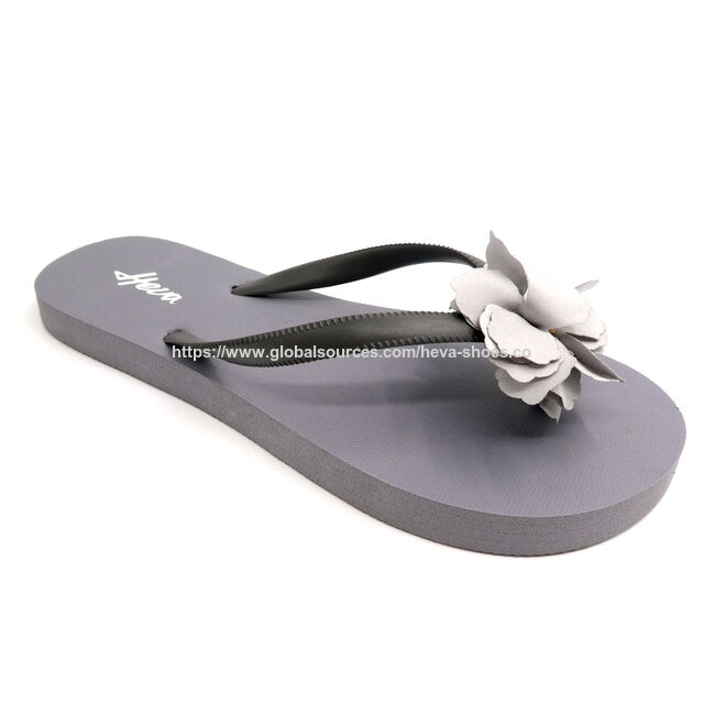 Sandal jepit wanita hiasan bunga terlaris