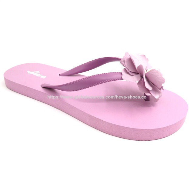 Sandal jepit wanita hiasan bunga terlaris