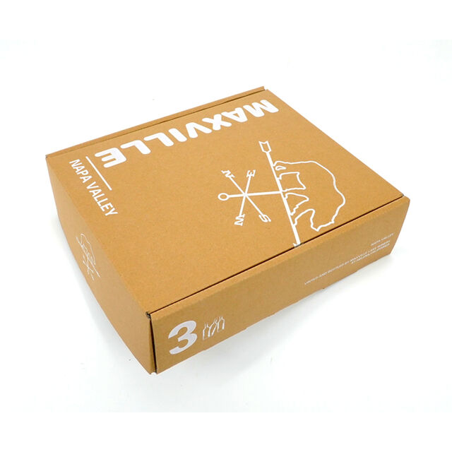 Boîte à Pizza Avion Écologique en Carton Ondulé avec Impression Personnalisée pour Expédition de Bougies, Savons et Commandes Cadeaux par Abonnement