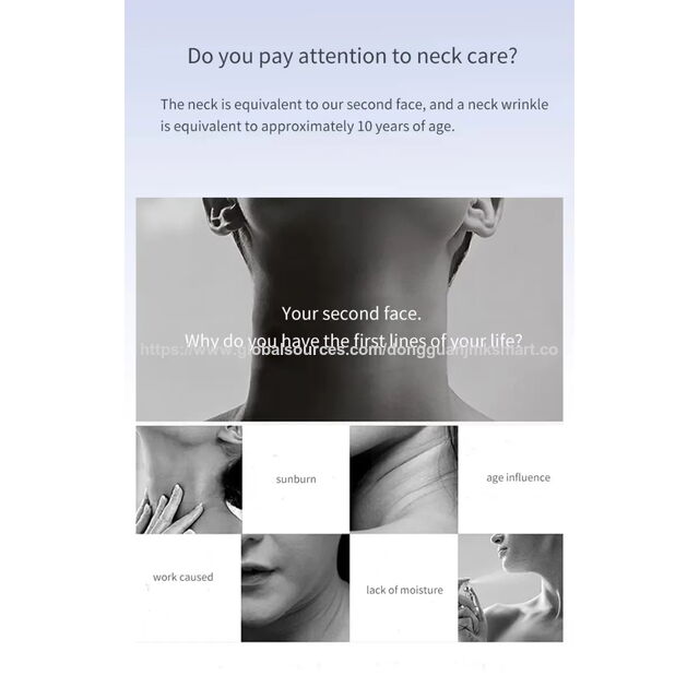 Massageador Antirrugas com Vibração de Fótons para Rosto e Pescoço - Dispositivo de Beleza para Firmar a Pele, Cuidados Pessoais de Beleza