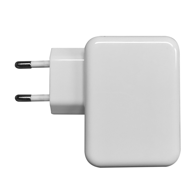 شاحن سفر Wesdar 5V 2.4A ABS بثلاثة منافذ USB للهاتف المحمول