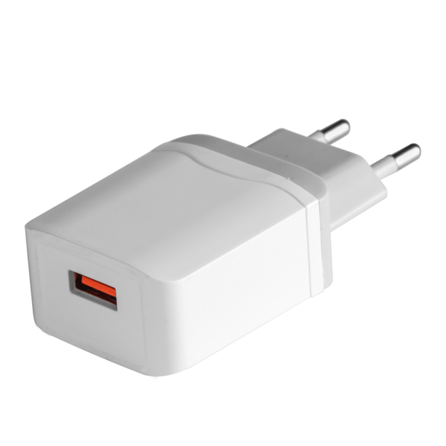 شاحن ABS ويسدار شحن سريع للاستخدام المنزلي للهواتف المحمولة وأجهزة USB الأخرى
