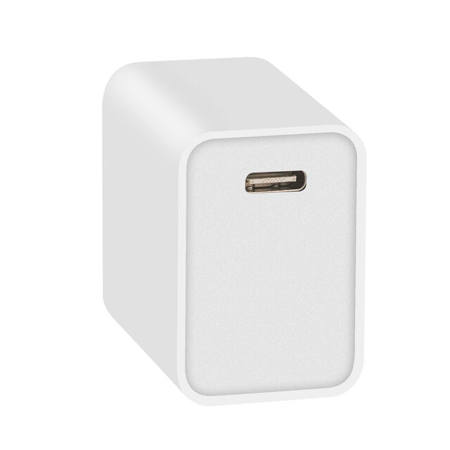 Pengisi Daya Cepat PD 18W Colokan EU, Output Tipe-C Tunggal, 110-220V, Pengisi Daya untuk Ponsel iPad