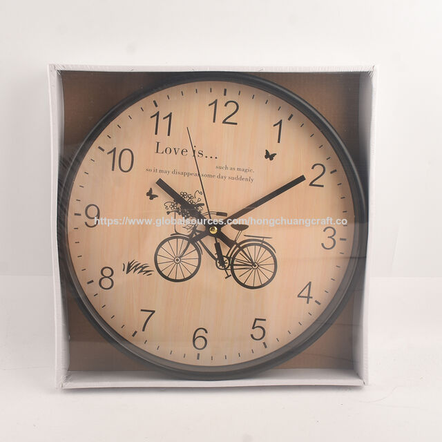 Horloge Murale Numérique Moderne et Simple, Affichage 12 Heures, Mouvement à Balayage pour Salon et Décoration d'Intérieur
