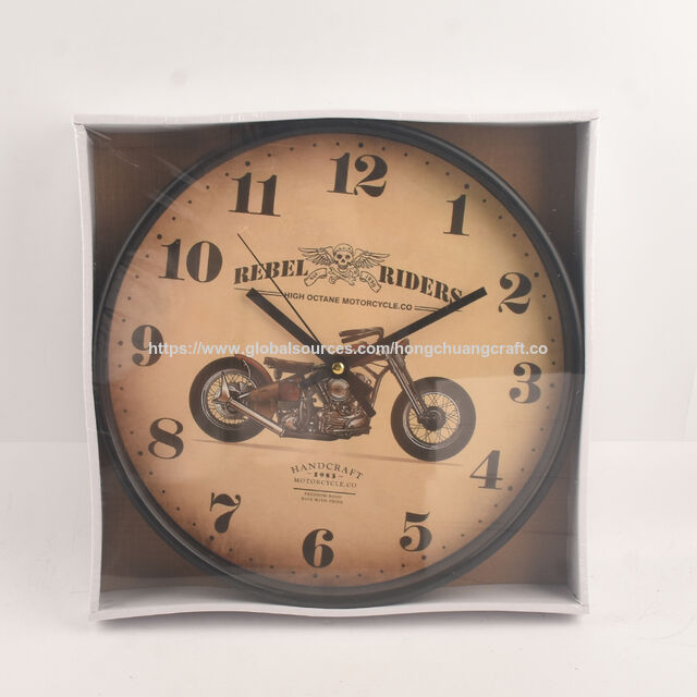 Horloge Murale Numérique Moderne et Simple, Affichage 12 Heures, Mouvement à Balayage pour Salon et Décoration d'Intérieur