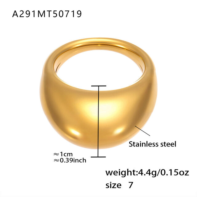 Anillos de cóctel con diseño abierto hueco, anillo de nudillo, acero de titanio 18K, anillo para dedo índice