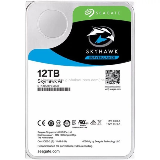 Preço de Fábrica Disco Rígido de Vigilância de 3,5 polegadas 14TB Série Skyhawk 7200 RPM SATA3 Buffer de Dados 256MB, Suporte OEM/ODM