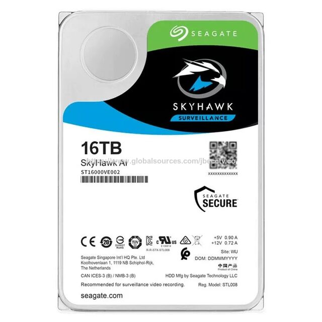 Preço de Fábrica Disco Rígido de Vigilância de 3,5 polegadas 14TB Série Skyhawk 7200 RPM SATA3 Buffer de Dados 256MB, Suporte OEM/ODM