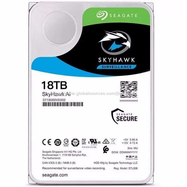 Preço de Fábrica Disco Rígido de Vigilância de 3,5 polegadas 14TB Série Skyhawk 7200 RPM SATA3 Buffer de Dados 256MB, Suporte OEM/ODM