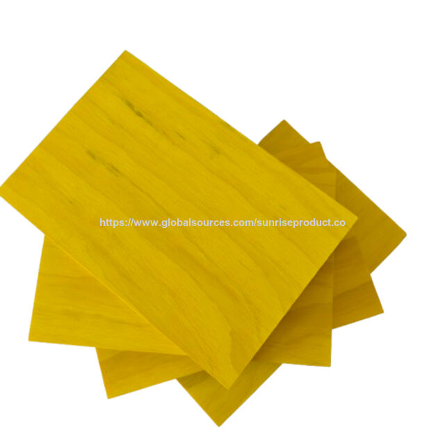 Compensado Amarelo para Formas de 21/27mm e 3 Camadas, Painel Fenólico WBP para Cofragem
