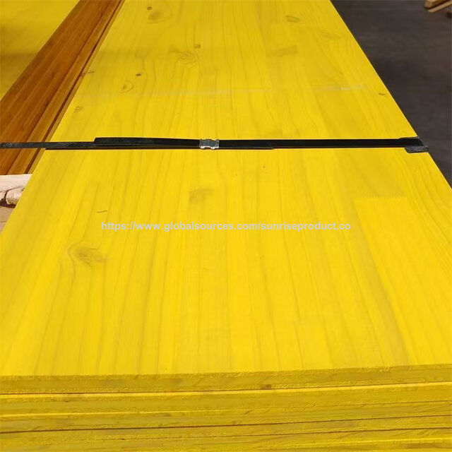Compensado Amarelo para Formas de 21/27mm e 3 Camadas, Painel Fenólico WBP para Cofragem