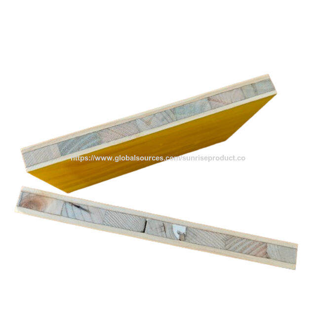 Compensado Amarelo para Formas de 21/27mm e 3 Camadas, Painel Fenólico WBP para Cofragem