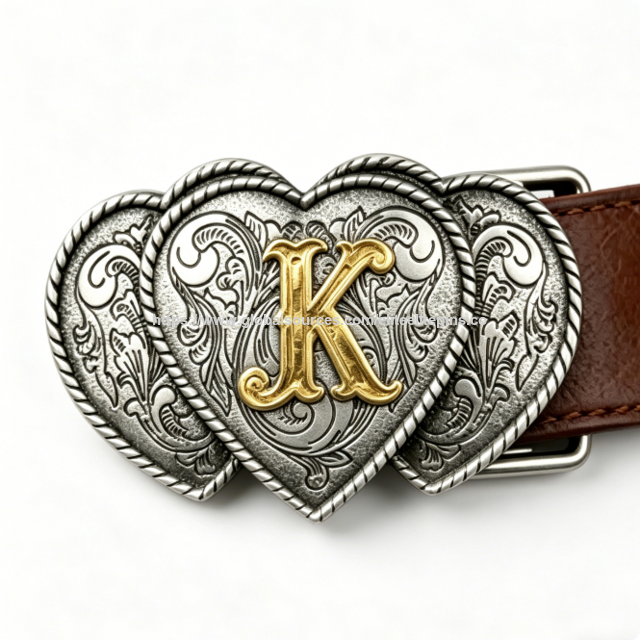 Hebilla de Cinturón Western de Aleación de Zinc Personalizada, Diseño Floral Grabado en Plata Antigua para Hombres y Mujeres, Ideal para Graduación