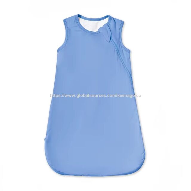 Fabricante de Fábrica Recién Nacido 0.5 1.0 Tog Envoltura de Pañales con Cremallera de Doble Sentido Bolsa de Dormir de Bambú Saco de Dormir para Bebé