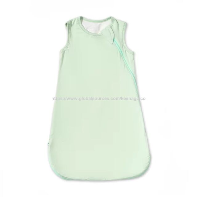 Fabricante de Fábrica Recién Nacido 0.5 1.0 Tog Envoltura de Pañales con Cremallera de Doble Sentido Bolsa de Dormir de Bambú Saco de Dormir para Bebé