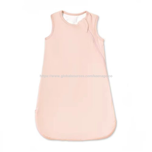Fabricante de Fábrica Recién Nacido 0.5 1.0 Tog Envoltura de Pañales con Cremallera de Doble Sentido Bolsa de Dormir de Bambú Saco de Dormir para Bebé