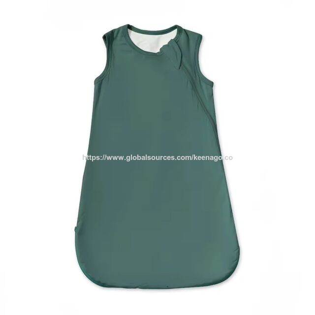 Fabricante de Fábrica Recién Nacido 0.5 1.0 Tog Envoltura de Pañales con Cremallera de Doble Sentido Bolsa de Dormir de Bambú Saco de Dormir para Bebé