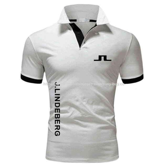 Golfbekleidung aus Polyesterfaser (Polyester), dünn, kurzärmelig, lässiger Stil